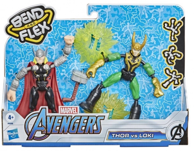 Hasbro Bend And Flex Thor a Loki Marvel F0245