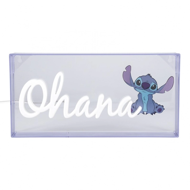 Neonové světlo Stitch