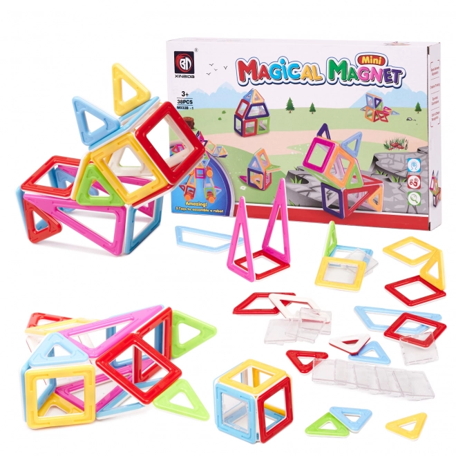 Magnetická stavebnice Magical Magnet - 38 dílů