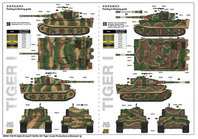 Pz.Kpfw.VI Aus f Sd.Kfz.181 Tiger I