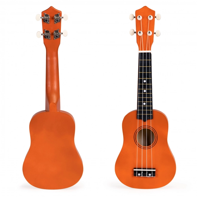 Dětské dřevěné ukulele se 4 nylonovými strunami