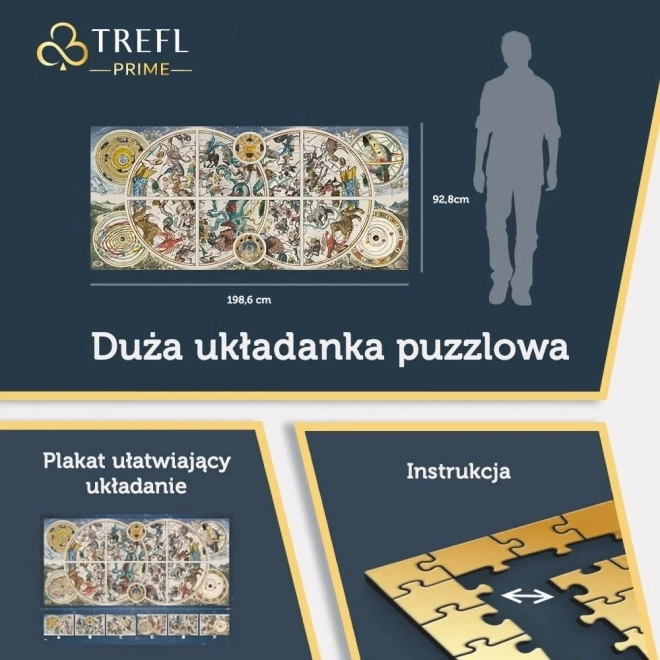 TREFL Puzzle UFT Staré nebeské mapy souhvězdí 9000 dílků