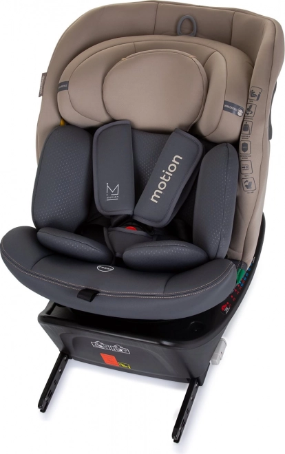 CHIPOLINO Autosedačka Motion i-Size 40-150cm Isofix 360, Macadamia