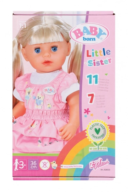 Panenka Baby Born - Baby sister 36 cm
