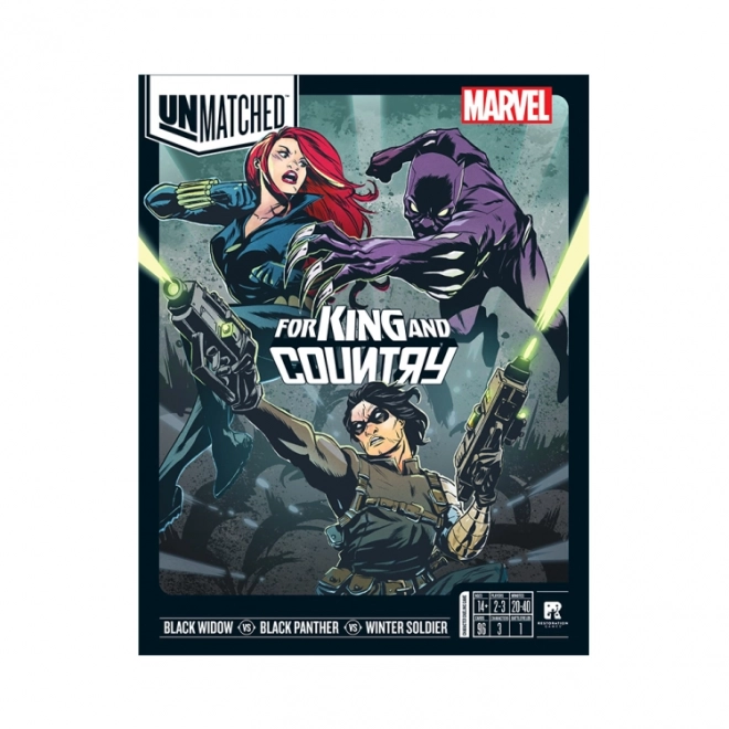 Unmatched: Marvel hrdinové - Black Panther, Winter Soldier a Black Widow