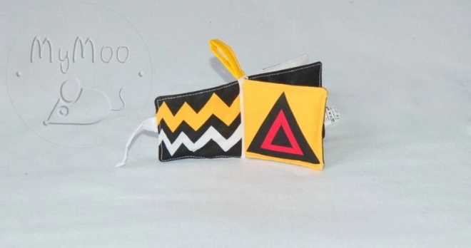 MyMoo Mini soft book - Kontrastní