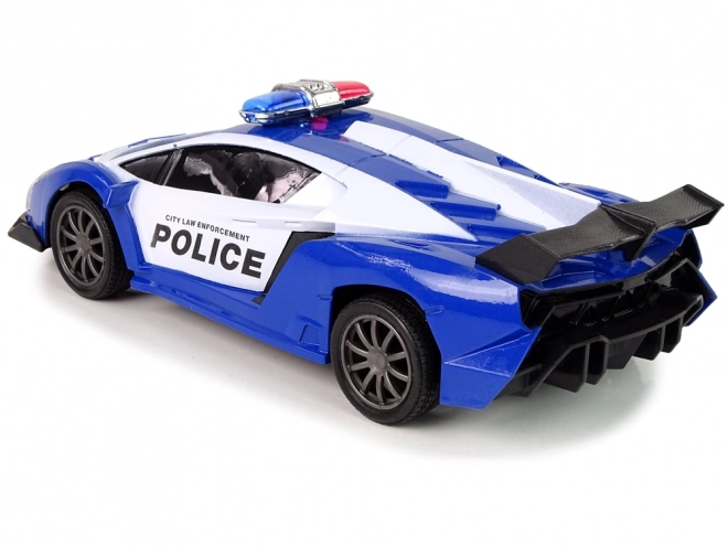 Policejní R/C závodní auto na dálkové ovládání + dobíjecí baterie