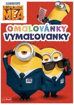 Omalovánky s motivem filmu Mimoni