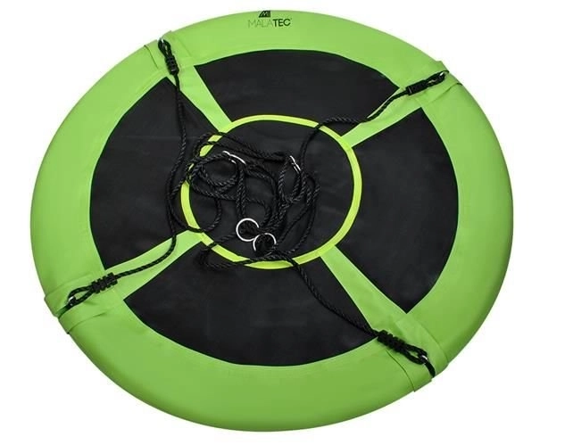 Houpačka Nest 120cm zelená a černá