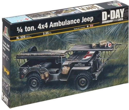 1/4 tuny 4 x4 Ambulance Jeep