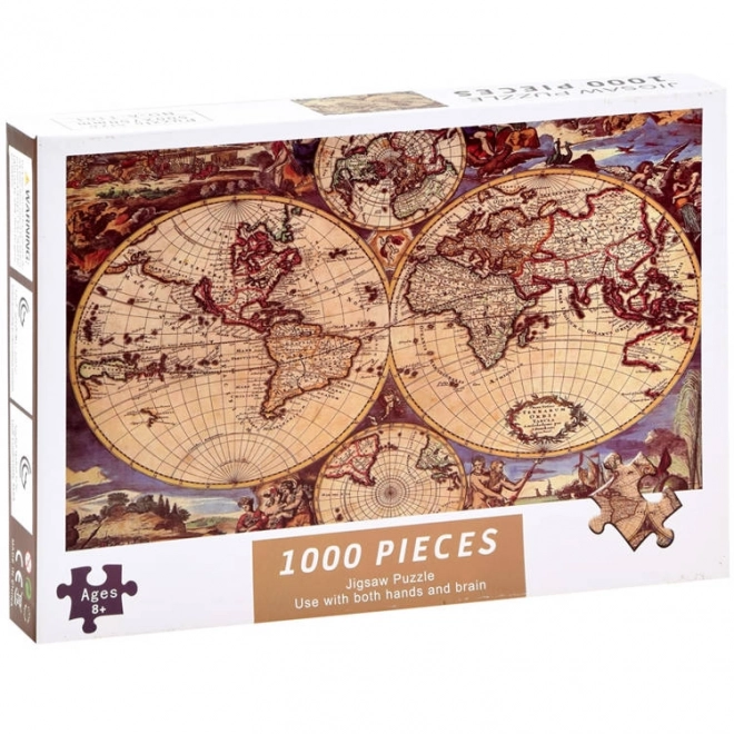 Antická mapa světa puzzle 1000 dílků