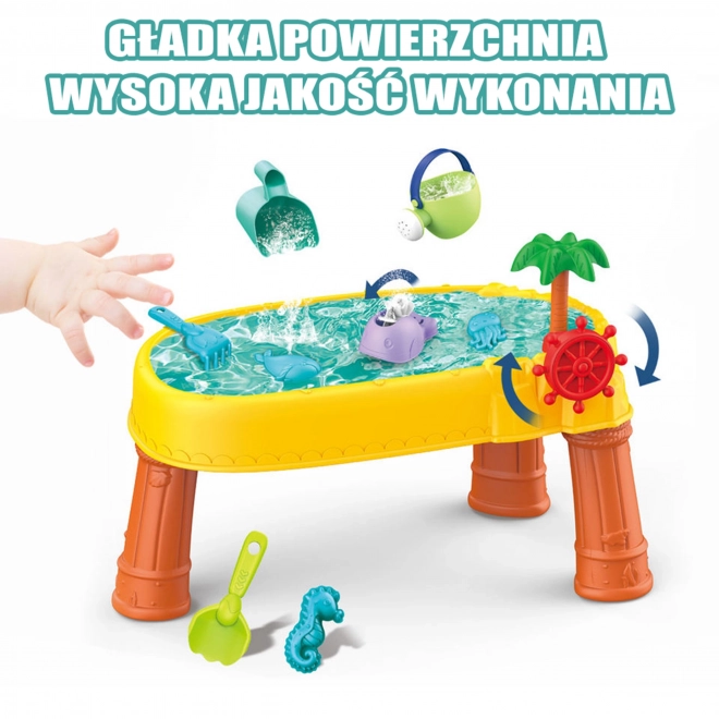 Woopie Stůl s vodou 2v1 Pirátská loď