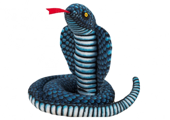 Plyšový had Royal Cobra Blue 100 cm maskot