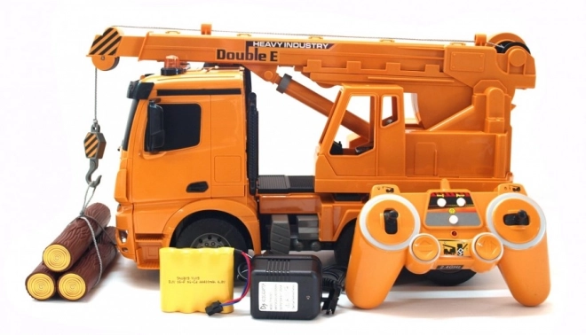 Mercedes Benz Arocs 2.4Ghz jeřáb 1:20 (zvuky a světla)