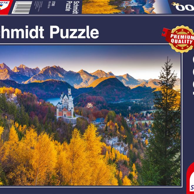 SCHMIDT Puzzle Podzimní Neuschwanstein 1000 dílků