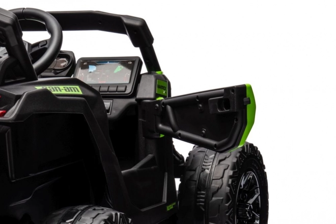 Auto na baterii Buggy Can-Am zelený lakovaný