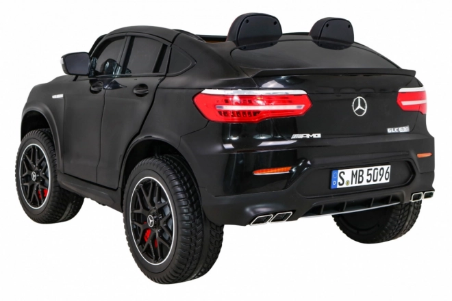 Mercedes GLC 63S dětské auto Černá + 4x4 + MP4 + LED + Eco kůže + Pomalý start + EVA