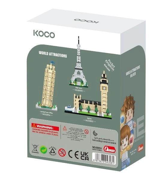 Stavebnice KOCO Big Ben 523 kusů
