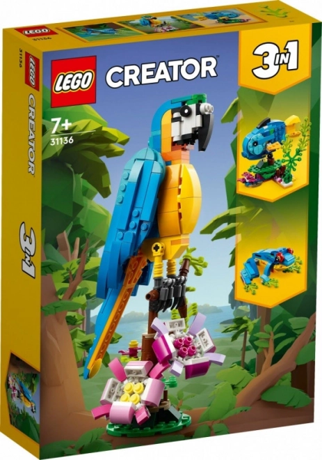 LEGO Creator 3v1 31136 Exotický papoušek