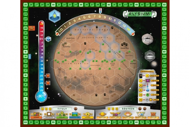 Mars: Rozšíření Hellas a Elysium