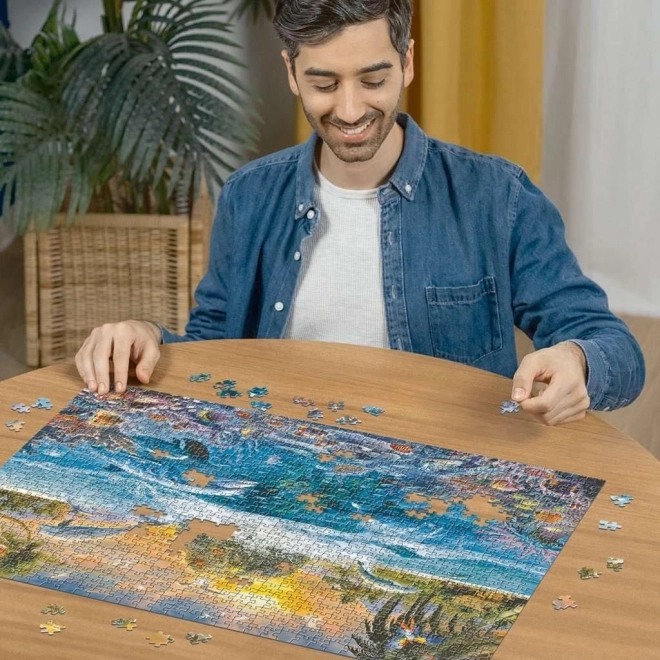 Ravensburger puzzle Podmořský ostrov 1000 dílků