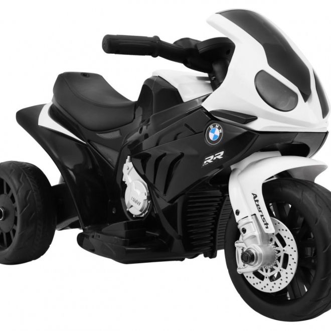BMW S1000 RR Mini motorka na baterie pro děti černá + 3 kola + zvuky + LED dioda