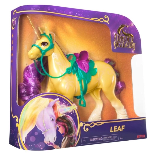 Unicorn academy ČesacÍ jednoroŽec 24 cm leaf