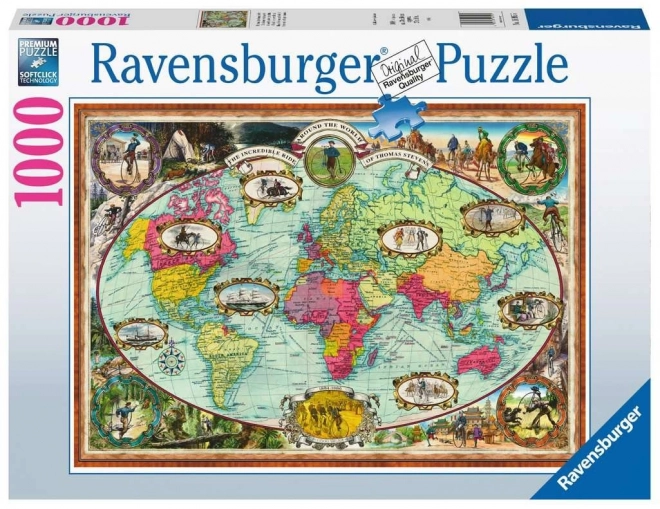 Puzzle Cesta kolem světa