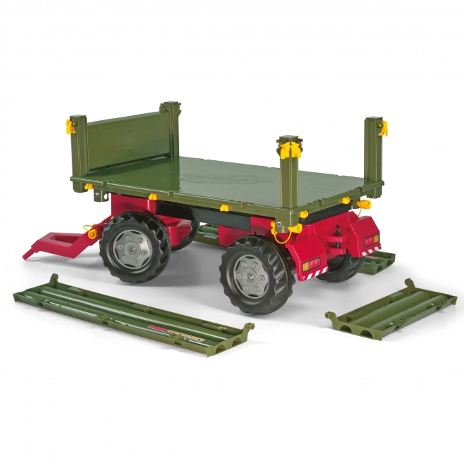 Rolly Toys přívěs zelený na dvě nápravy