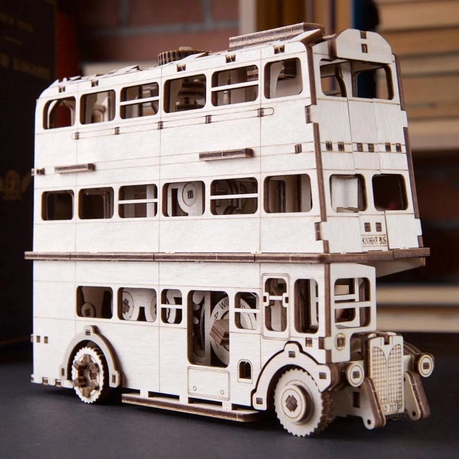 Ugears 3D dřevěné mechanické puzzle Harry Potter Rytířský autobus