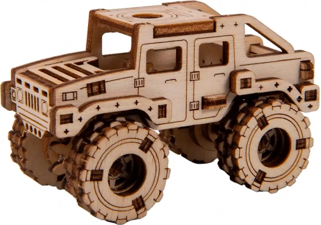 Wooden City 3D puzzle Superfast Monster Truck č.2