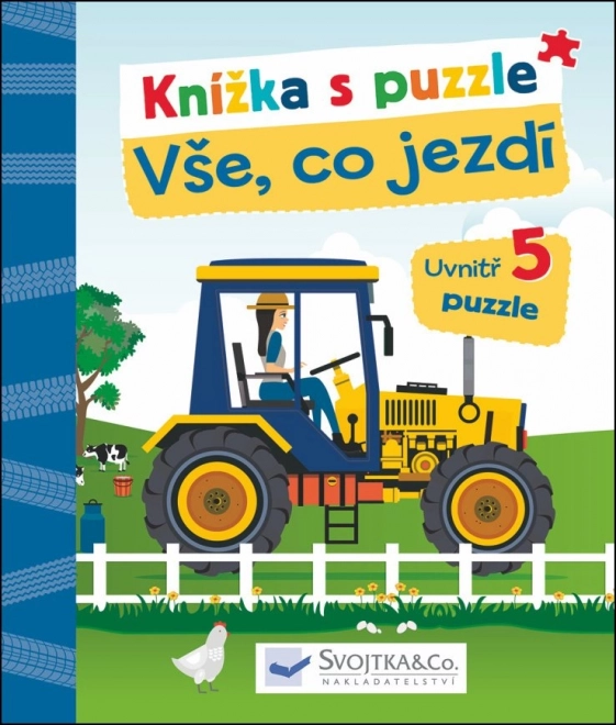 Svojtka & Co. Knížka s puzzle: Vše, co jezdí