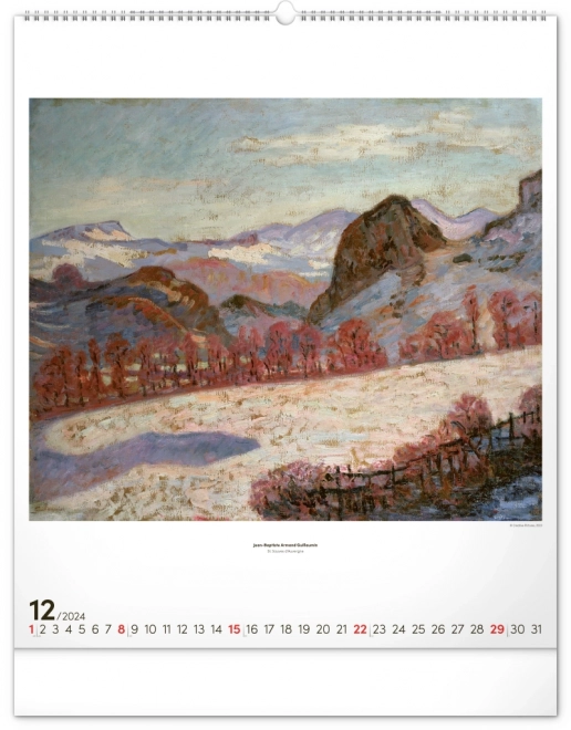 Nástěnný kalendář Impresionismus 2024, 48 × 56 cm