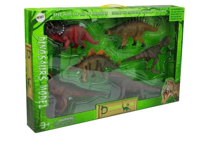 Sada velkých figurek dinosaurů Modely 6 kusů Tyranosaurus