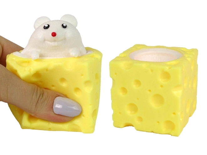 Squishy Cheese Mouse Squishy Sensory Mouse Pop It