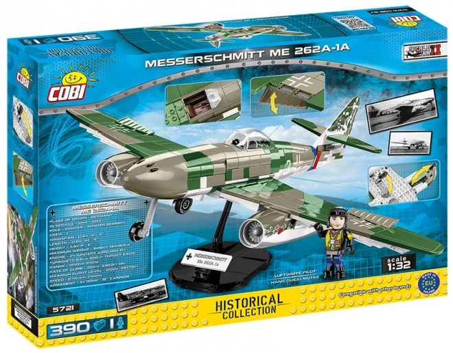 COBI 5721 II WW Messerschmitt ME 262A-1A, 1:32, 390 k, 1 f