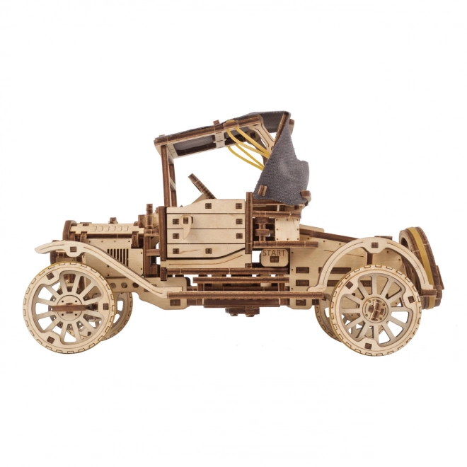 Ugears 3D dřevěné mechanické puzzle Historický automobil UGR-T