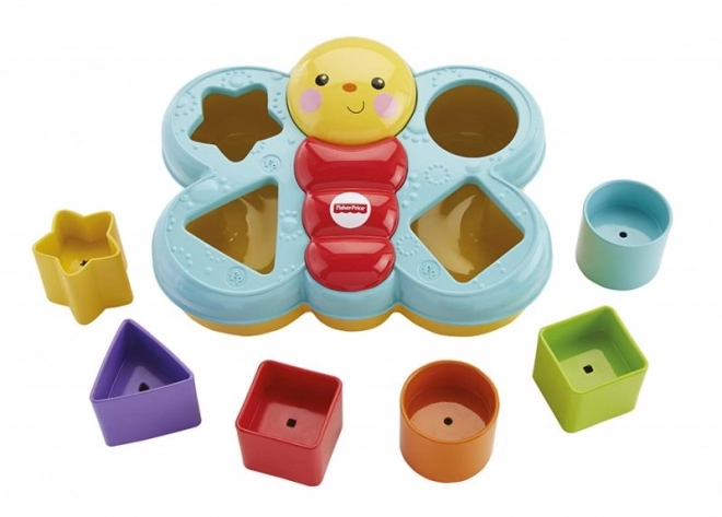 Fisher-Price barevná motýlí třídička kostek