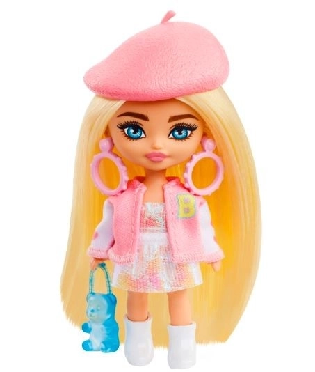 Barbie Extra Mini Minis růžová bejsbolka