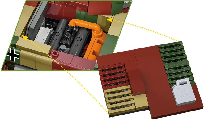 Druhá světová válka PZKPFW IV AUSF.G 1107 bloků