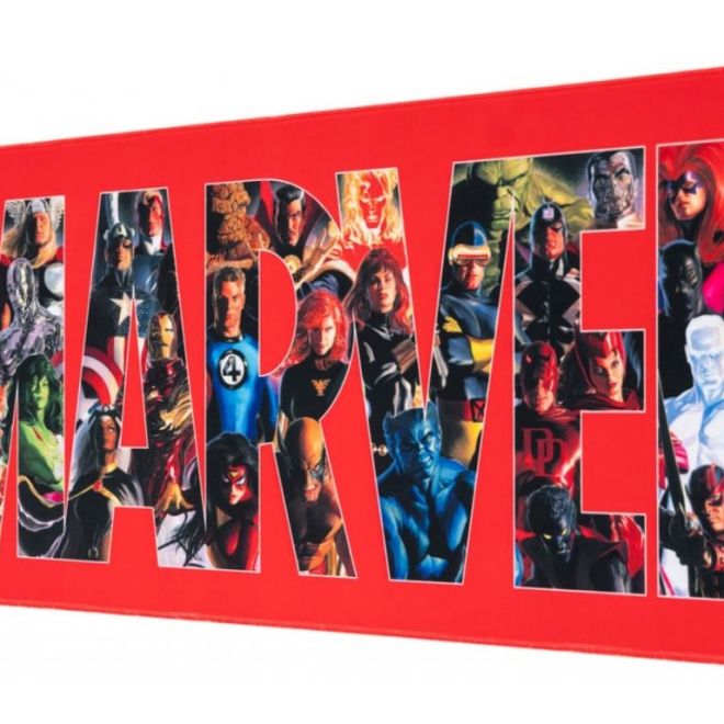 Herní XL podložka Marvel - Logo