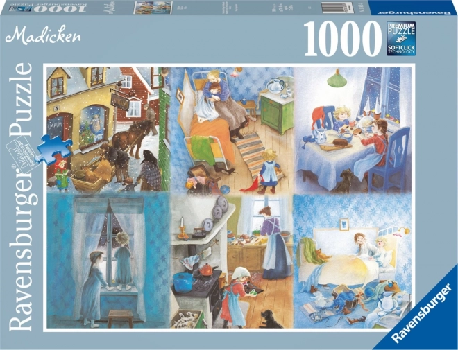 Ravensburger puzzle Karkulín ze střechy 1000 dílků