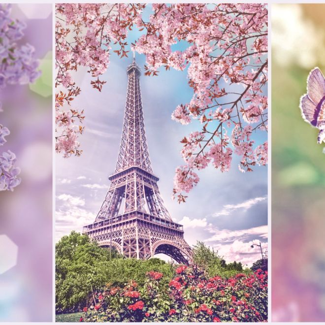 TREFL Puzzle Romantic: Jaro v Paříži 1000 dílků