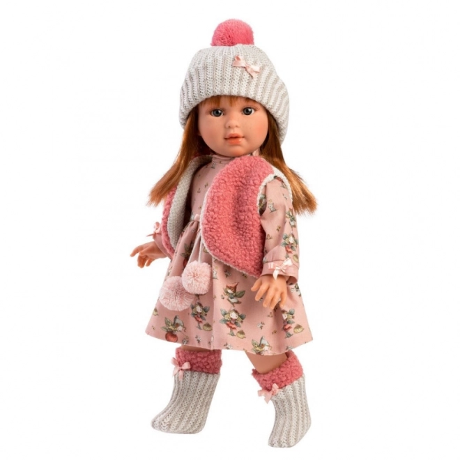 Llorens 54039 SOFIA - realistická panenka s měkkým látkovým tělem  - 40 cm