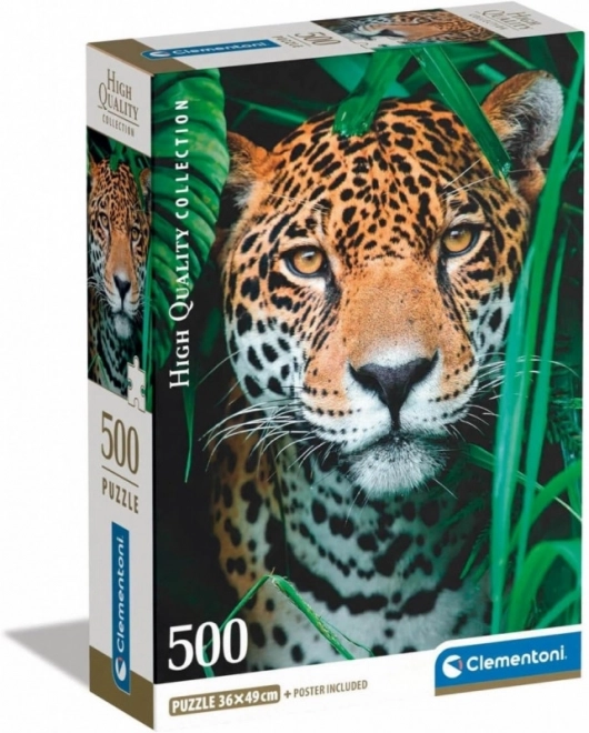 Puzzle 500 dílků Jaguar v džungli