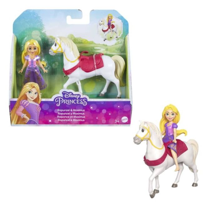 Disney Princezny Rapunzel a Maximus figurka koně panenka