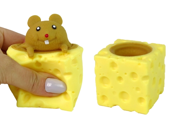 Squishy Cheese Mouse Squishy Sensory Mouse Pop It