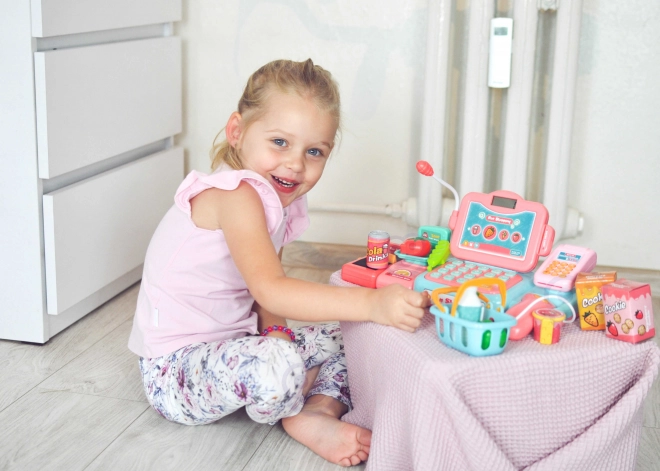 Dětská pokladna Woopie se skenerem a doplňky