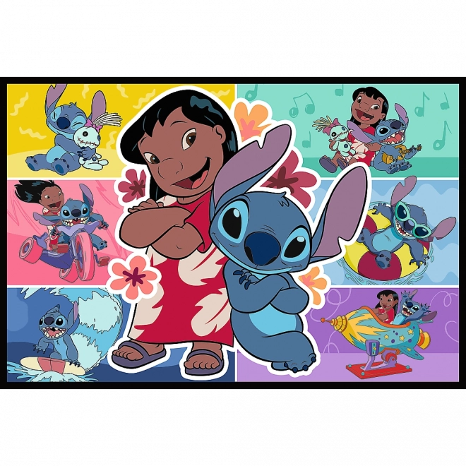 Puzzle Disney Lilo a Stitch - Veselý život Stitche 2x200