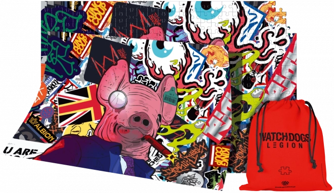 GOOD LOOT Puzzle Watch Dogs: Legion - Pig Mask 1000 dílků